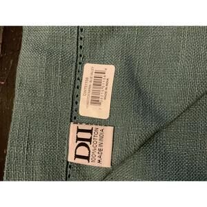 DII Hemstitch Napkin Set - Blue Valley 20” x 20”  NWT (4)